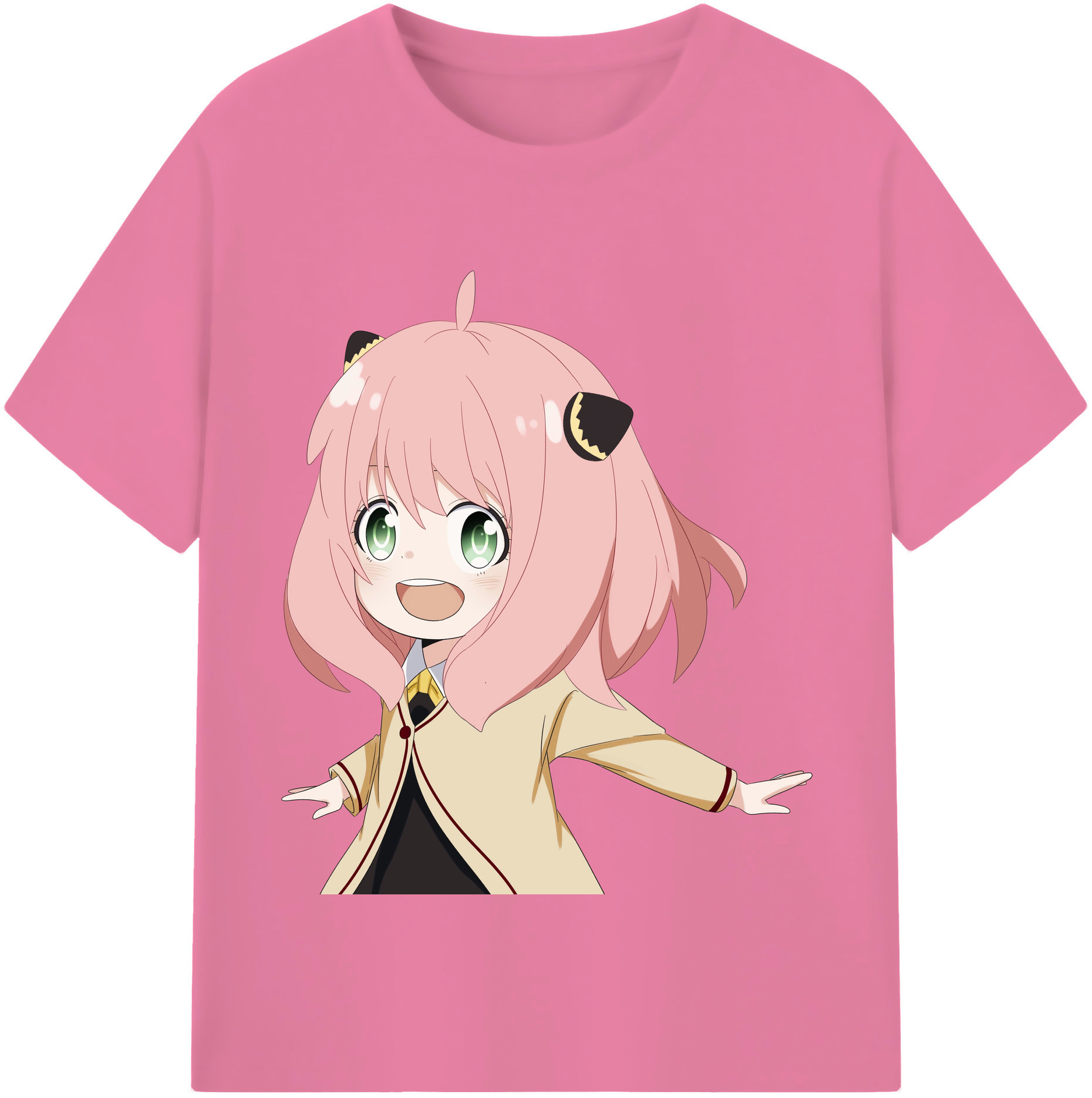 （画像用） SPY×FAMILY间谍家家酒 綿100％半袖Tシャツ（フロントプリント）